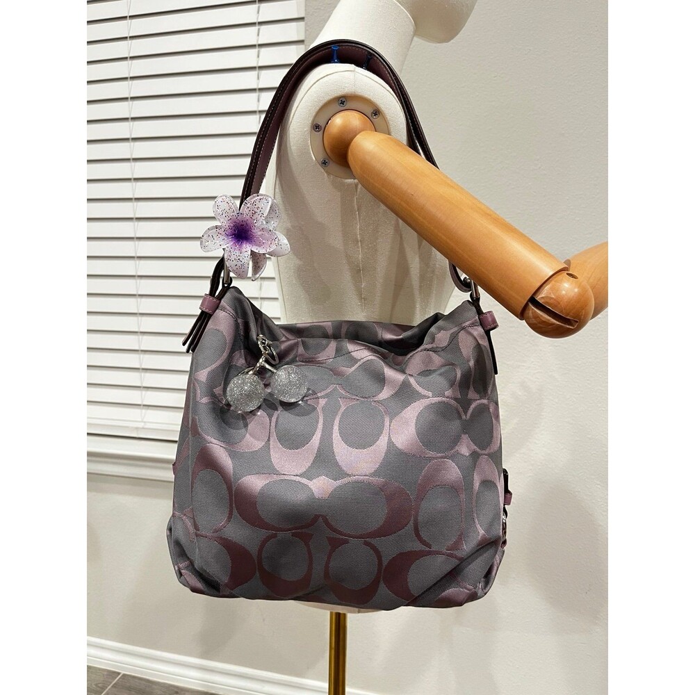 Coach Signature C Monogram Hobo Bag